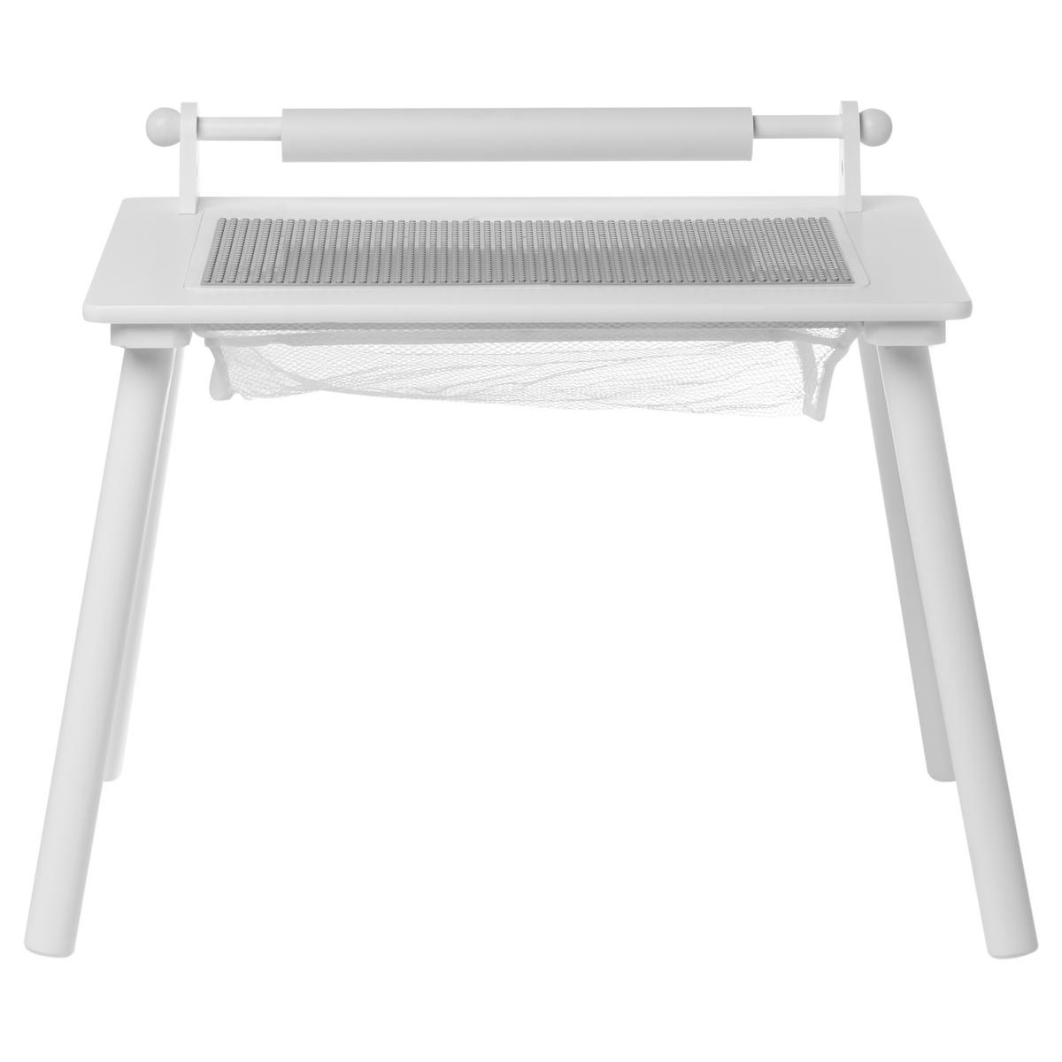 KINDERTISCH und Stuhlset Weiß Moonta - Weiß, Holzwerkstoff (61/39/50cm) - Beliani