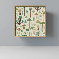 SIDEBOARD PALM SPRING, Eichefarben, 57,5x42x57,5 cm, Ohne Füße - Eichefarben/Multicolor, Holzwerkstoff (57.5/57.5/42cm) - SpaceRebels