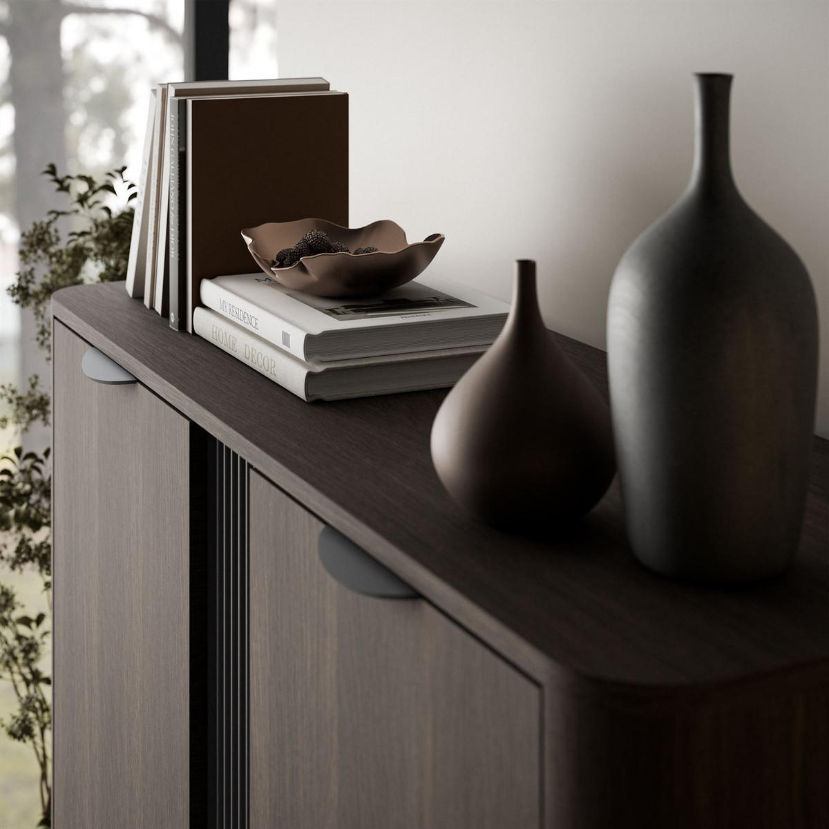 HIGHBOARD TWILIGHT 2D - Eichefarben, Holzwerkstoff (113/134/38cm) - Lookway