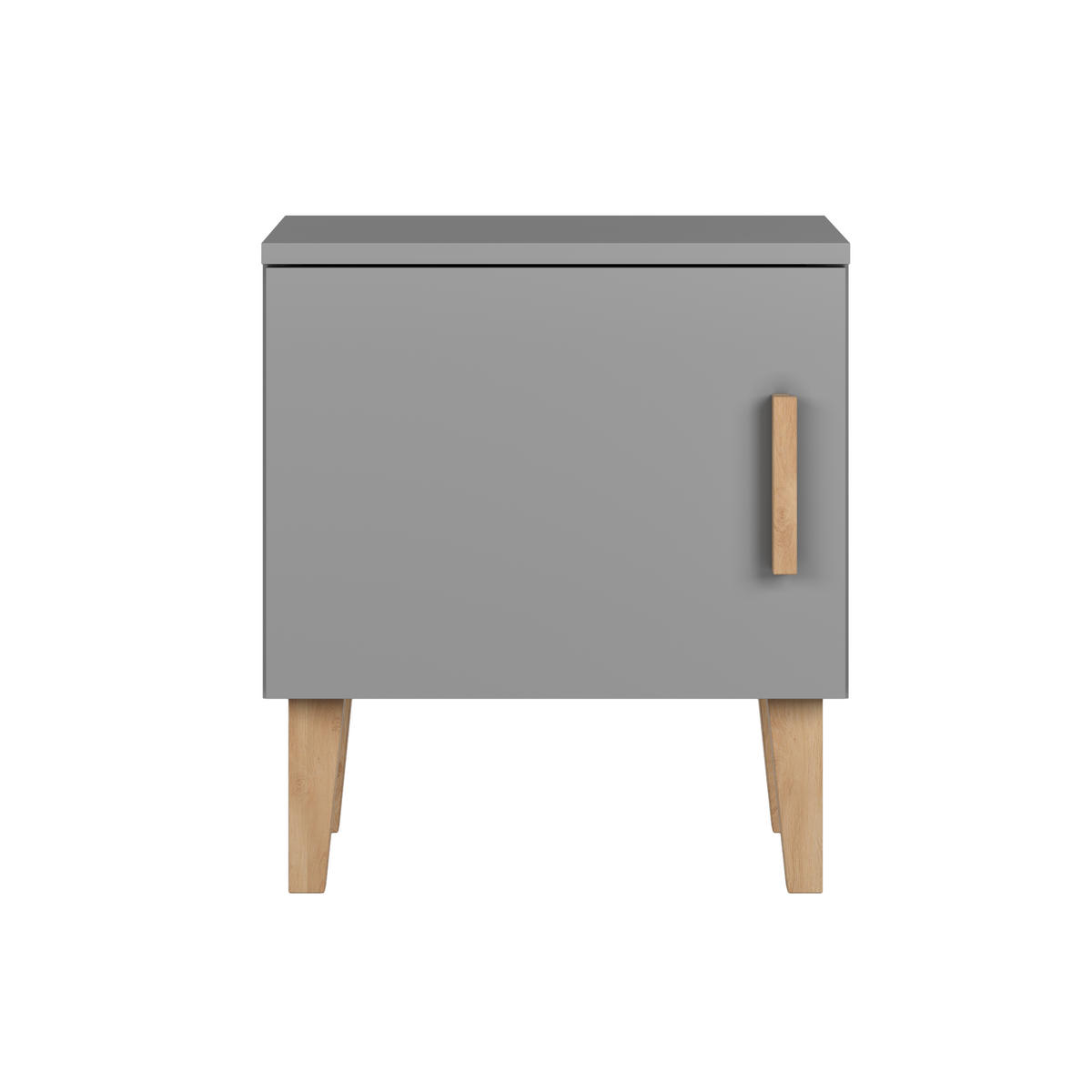 KINDER-NACHTTISCH Kubi 34/50/56 - Grau, Holzwerkstoff (34/50/56cm) - Kocot Kids
