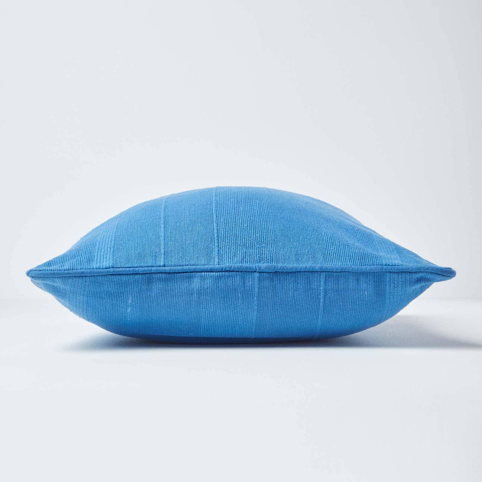 KISSENHÜLLE Rajput 45/45 cm, 100% Baumwolle - Blau, Textil (45/45cm) - Homescapes