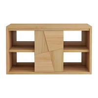 WASCHBECKENUNTERSCHRANK - 80 cm x 50 cm - holz - naturfarben hell Sumbawa - Naturfarben, Holz (80/45/50cm) - Vente-Unique