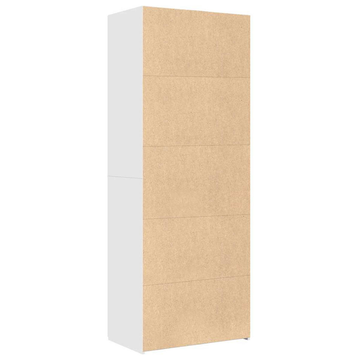 HIGHBOARD Weiss 70/42.5/185 Cm Holzwerkstoff - Weiß, Holzwerkstoff (42.5/185/70cm) - vidaXL