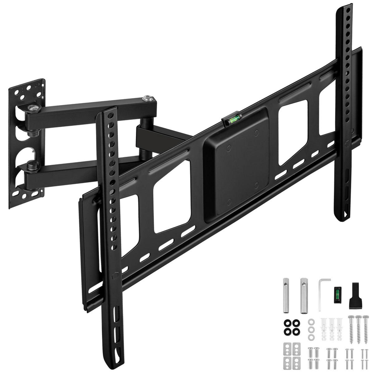 TV-WANDHALTERUNG, bis 60 kg,schwarz - Schwarz, Metall (55/42/66cm) - tectake
