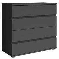 SCHUBLADENKOMMODE Fino graphit 91,5 / 42 / 85cm - Grau, Holz/Holzwerkstoff (92/85/42cm) - Feldmann-Wohnen