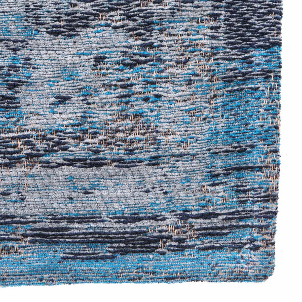 TEPPICH Grey Turquoise Fading World 170/240 cm - Blau, Textil (170/240cm) - Louis De Poortere