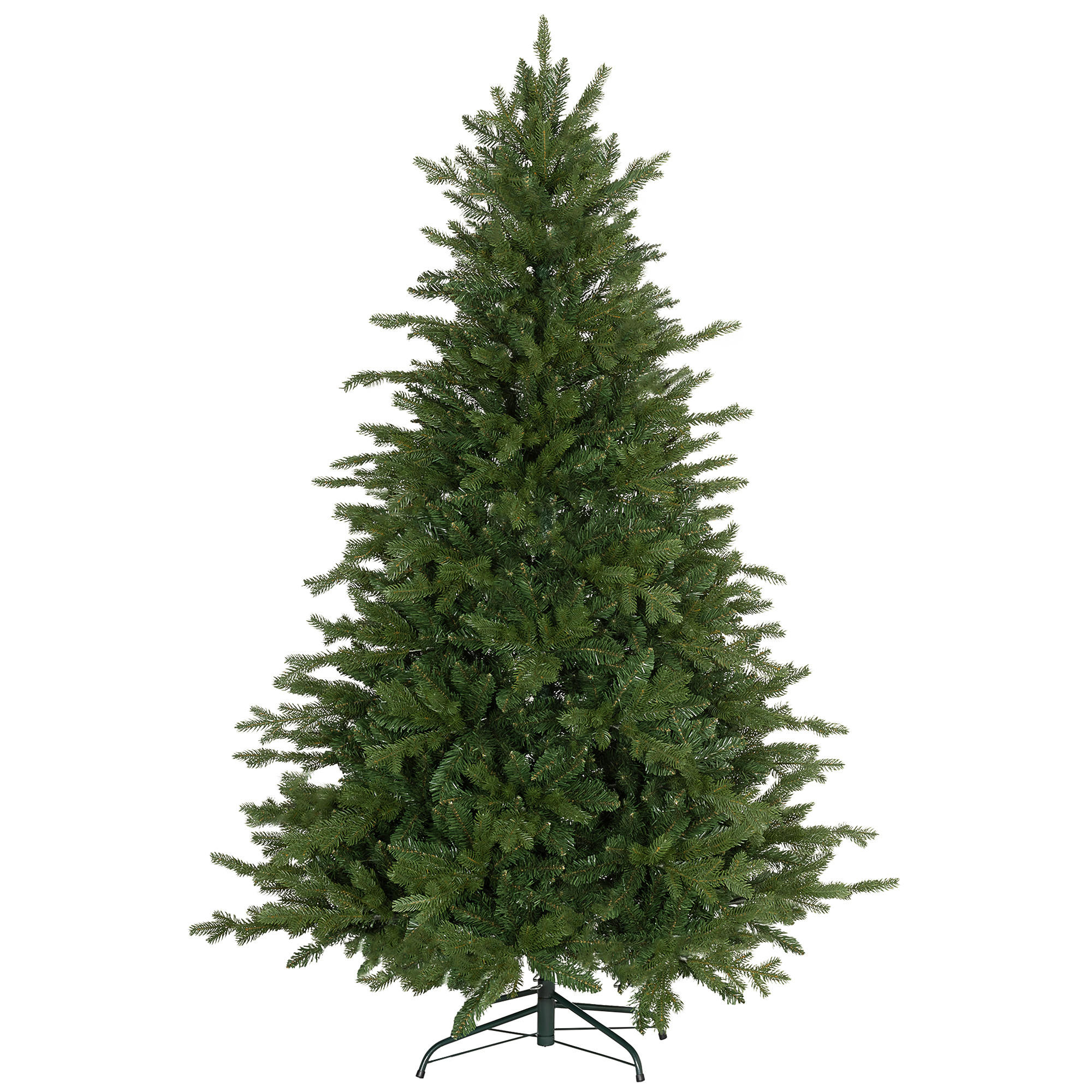 WEIHNACHTSBAUM DE-41593 1821 Spitzen, faltbarer Metallständer, 180 cm - Grün, Kunststoff (180cm) - ComfortXL
