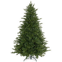 WEIHNACHTSBAUM DE-41593 1821 Spitzen, faltbarer Metallständer, 180 cm - Grün, Kunststoff (180cm) - ComfortXL