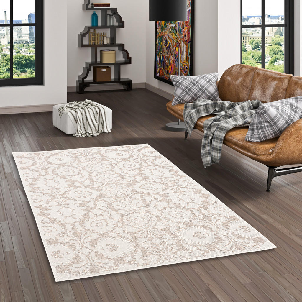 Thumbnail - Pergamon IN, Beige, Textil, 160x230 cm, Teppiche & Böden, Teppiche, Outdoorteppiche