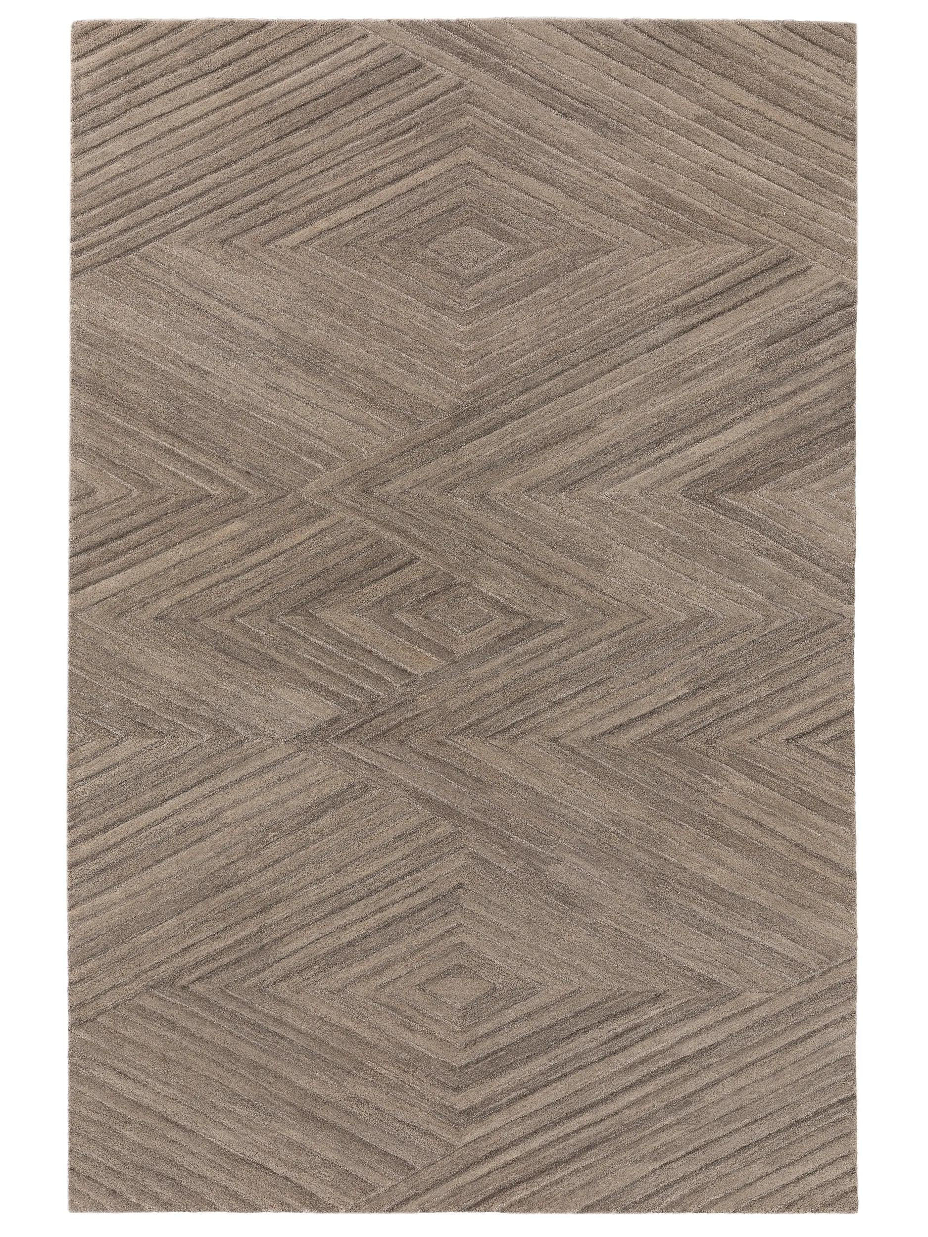 WOLLTEPPICH Yanis Beige/Hellbraun 200x300 cm - Beige, Textil (200/300cm) - benuta Pure