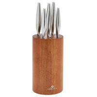 MESSERBLOCK für Messern Fine Braun 36/13/36 cm Metall - Braun, Metall - Mondex