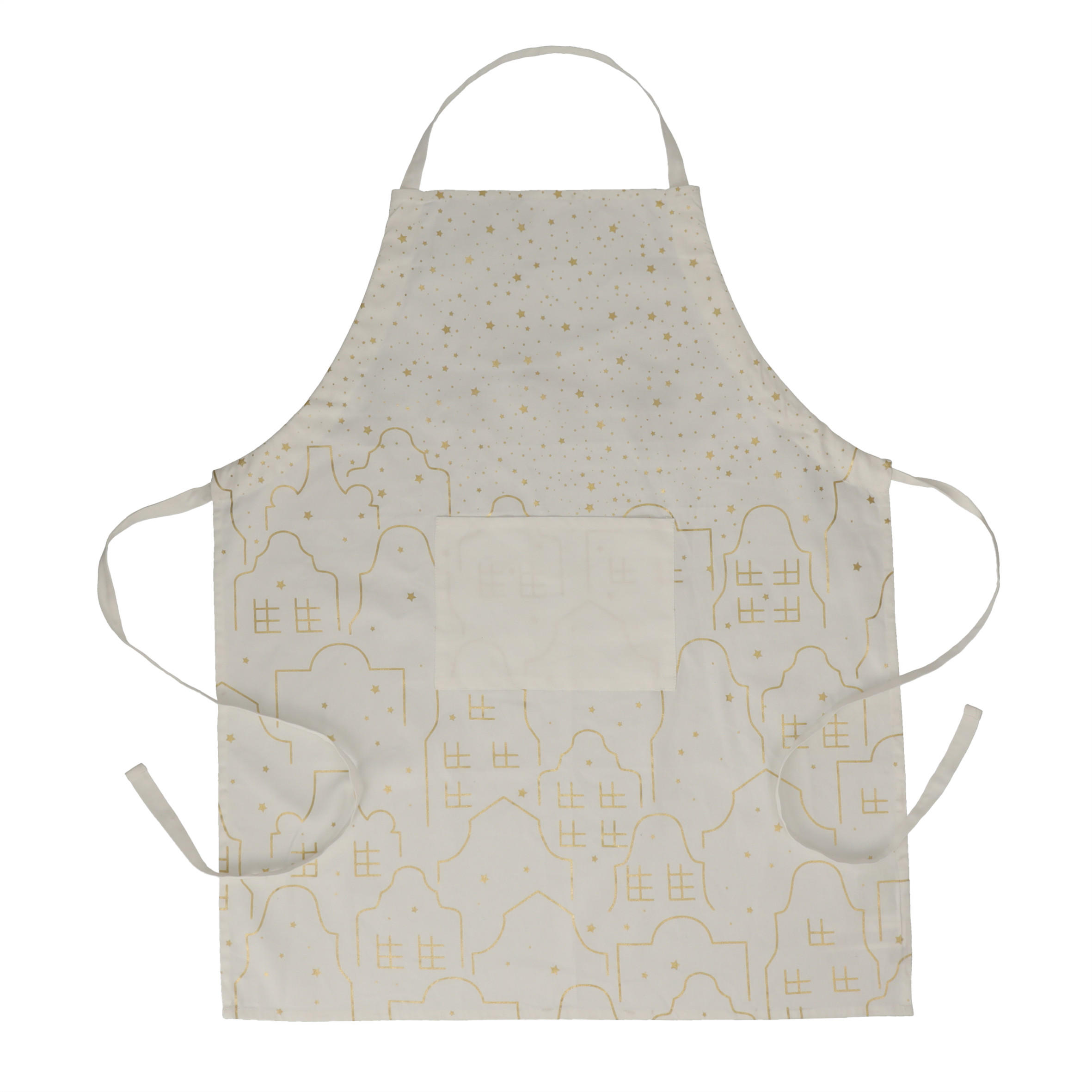 SCHÜRZE - Weiß, Textil (70/85cm) - home&you