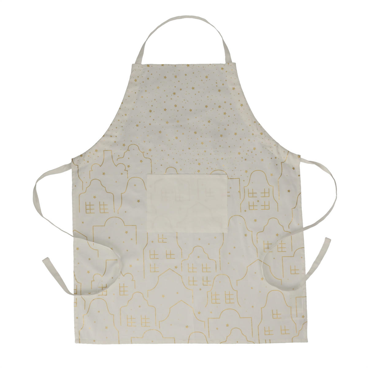 SCHÜRZE - Weiß, Textil (70/85cm) - home&you