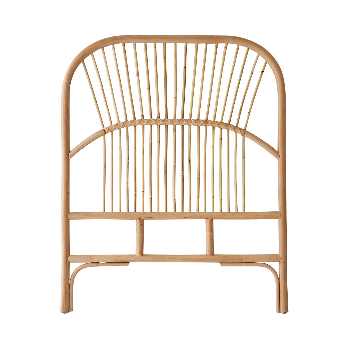 KOPFTEIL Colette Natur aus Rattan - Naturfarben, Naturmaterialien (90/111/3cm) - Tikamoon