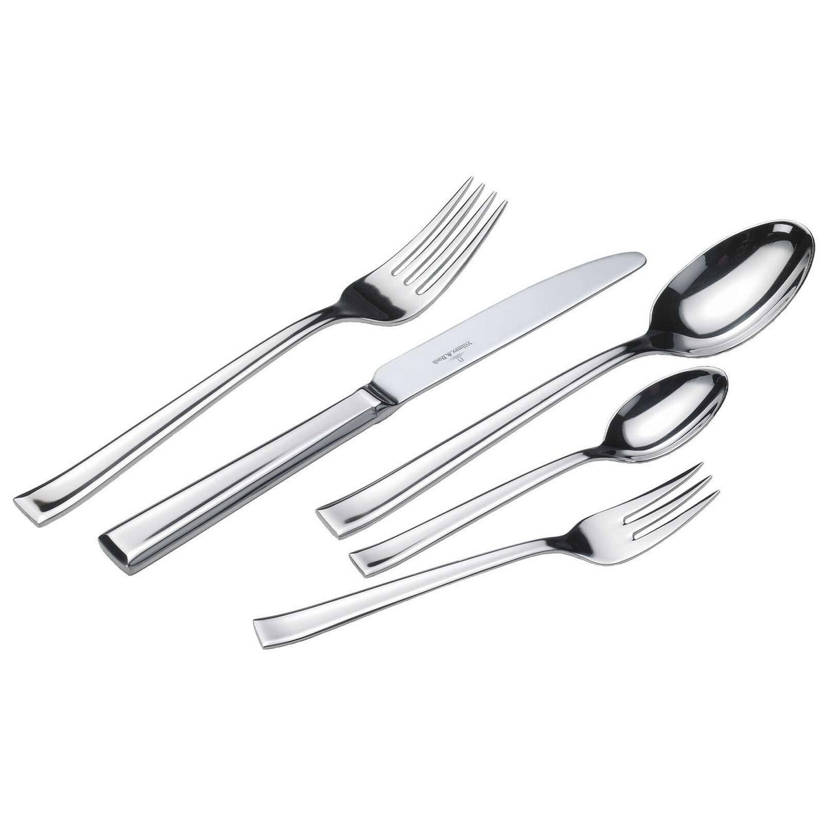 TAFELBESTECK Victor silber 30er Set - Silberfarben, Metall - Villeroy & Boch