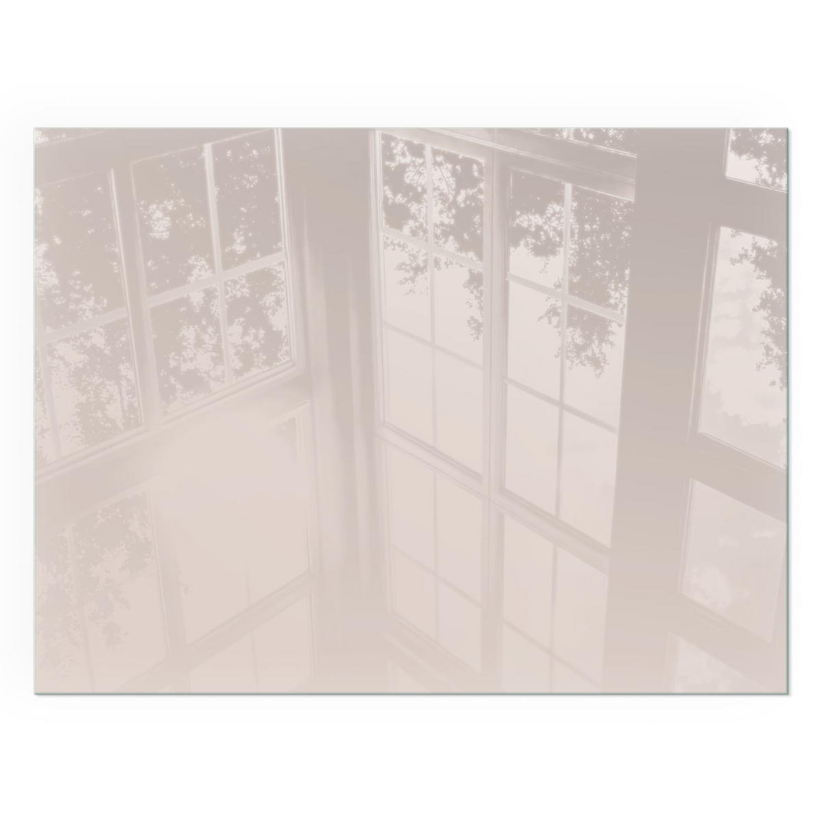 GLASPLATTE für Kamin 80x60 cm - Beige, Glas (80/60/0.4cm) - TULUP