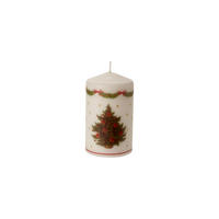 KERZE WEIHNACHTSBAUM Winter Specials bunt ø 7 cm - Multicolor, Naturmaterialien (7/12/7cm) - Villeroy & Boch