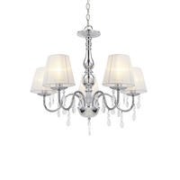 KRONLEUCHTER lsabelle - Weiß, Metall (54/54/45cm) - lux.pro