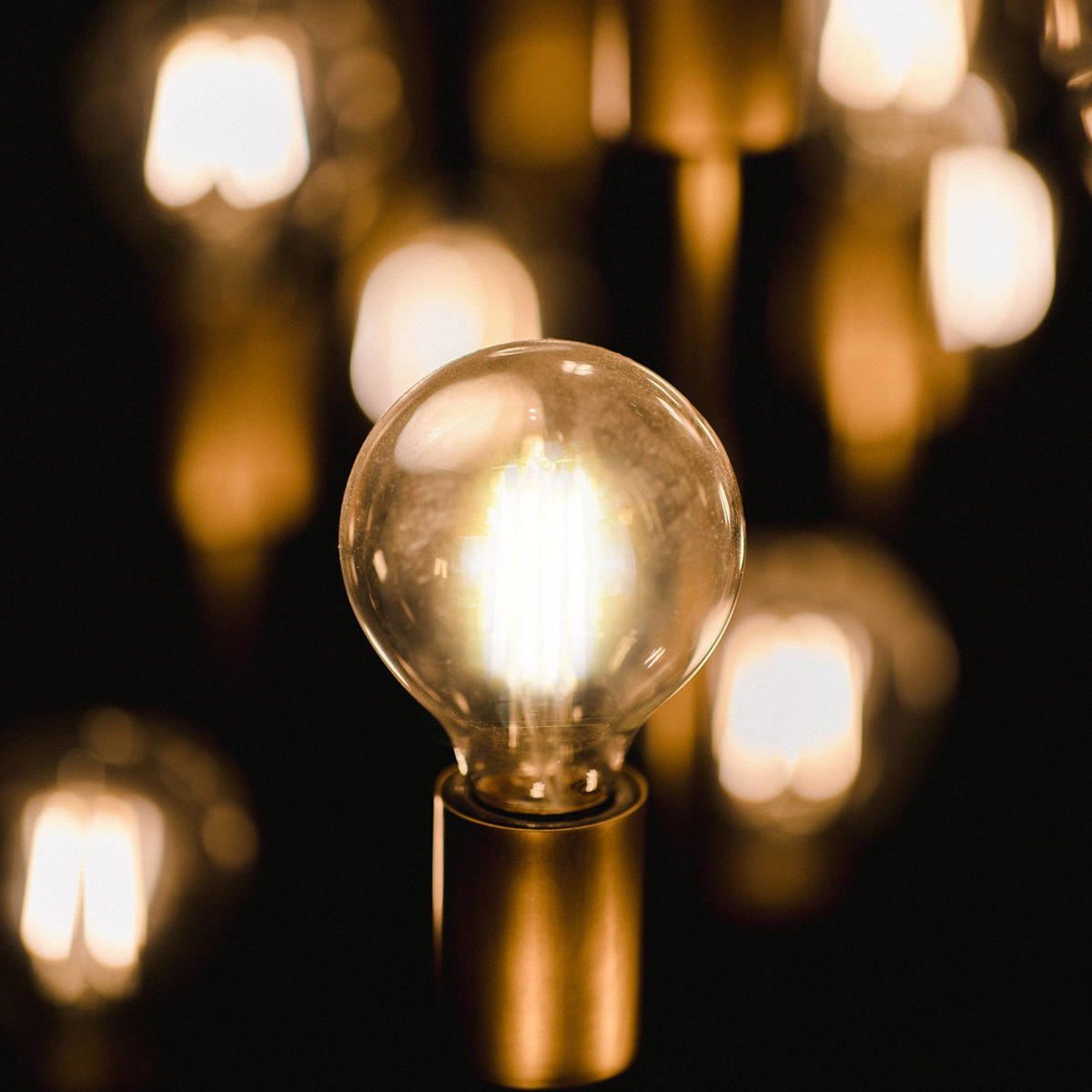 LEUCHTMITTEL Glowisandre 4.5/4.5/7.7 cm - Braun, Glas (4.5/7.7cm) - ZMH