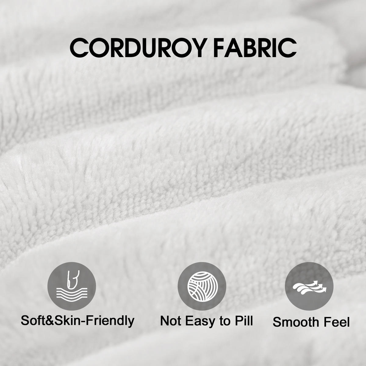 RÉCAMIERE DE-34752 linke Chaiselongue Weiß - Weiß, Textil (95/83/175cm) - ComfortXL