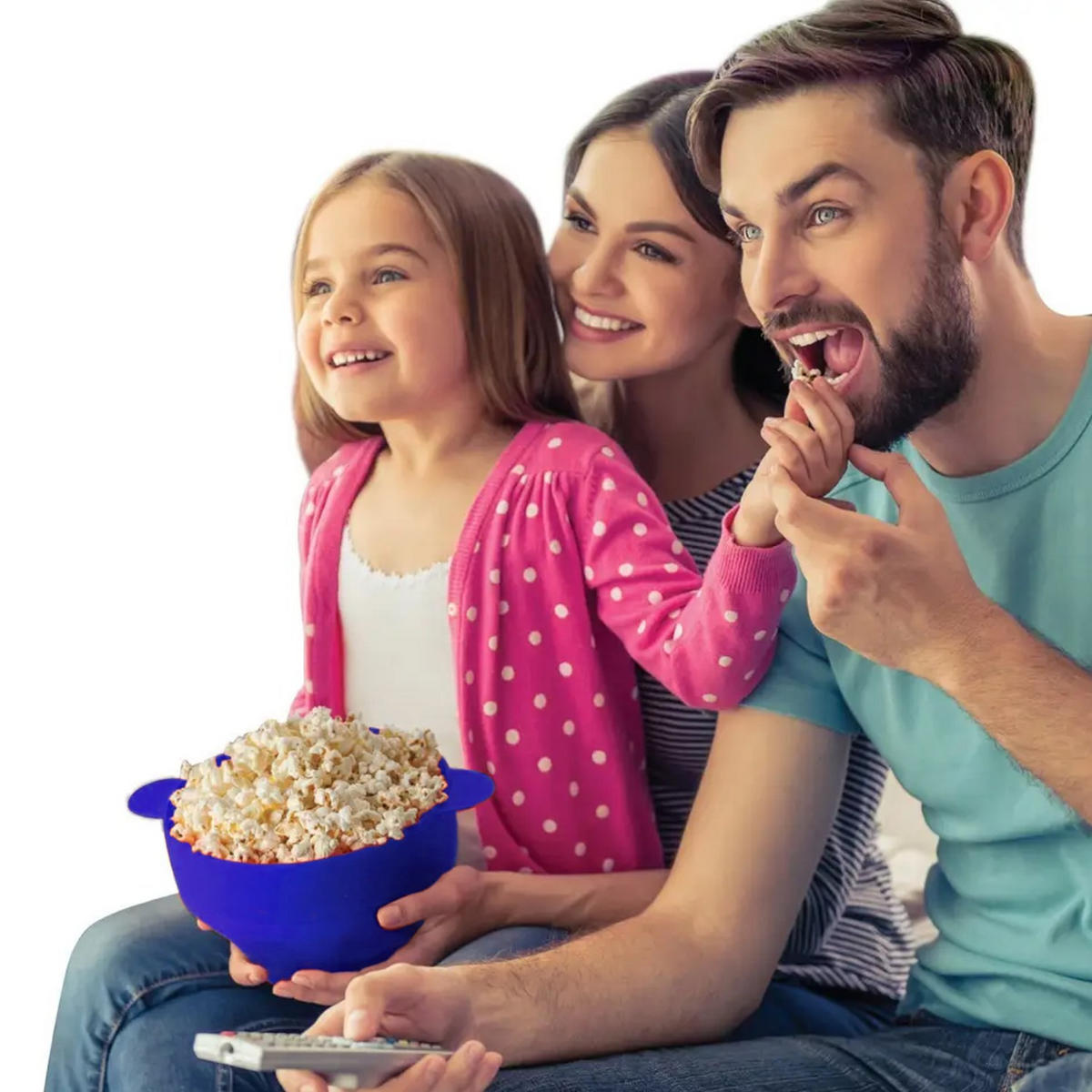 POPCORN MAKER - Blau, Kunststoff (20/6/24cm) - Intirilife