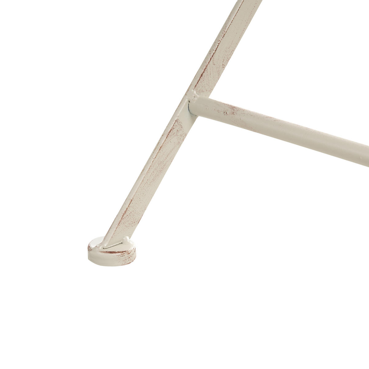 GARTENSTUHL 2er-Set Hellbeige Juina - Beige, Metall (45/95/45cm) - Beliani