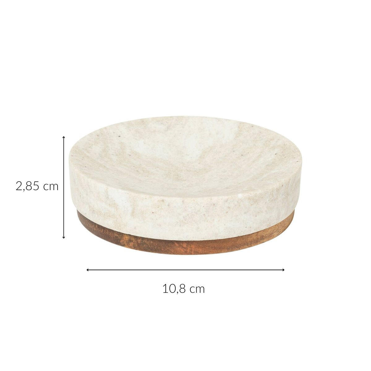 SEIFENSCHALE Come 10,8/10,8/2,85 cm - Beige, Kunststoff (10.8/2.85/10.8cm) - 5five Simply Smart