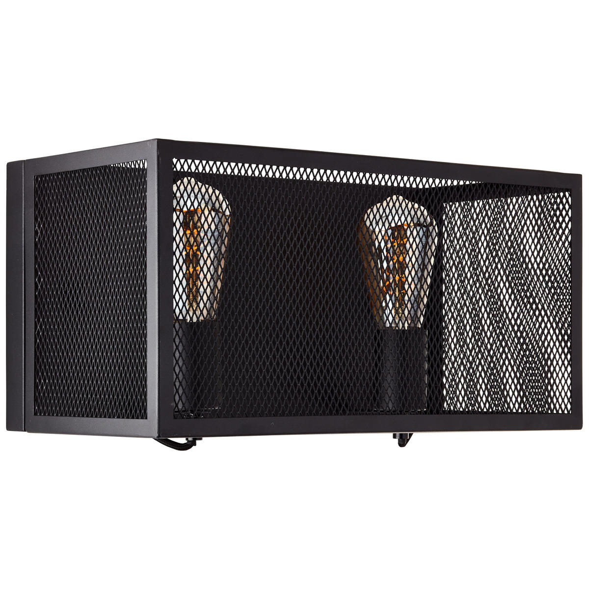 WANDLEUCHTE Maze 99732/86 - Schwarz, Metall (40/20/20cm) - Brilliant