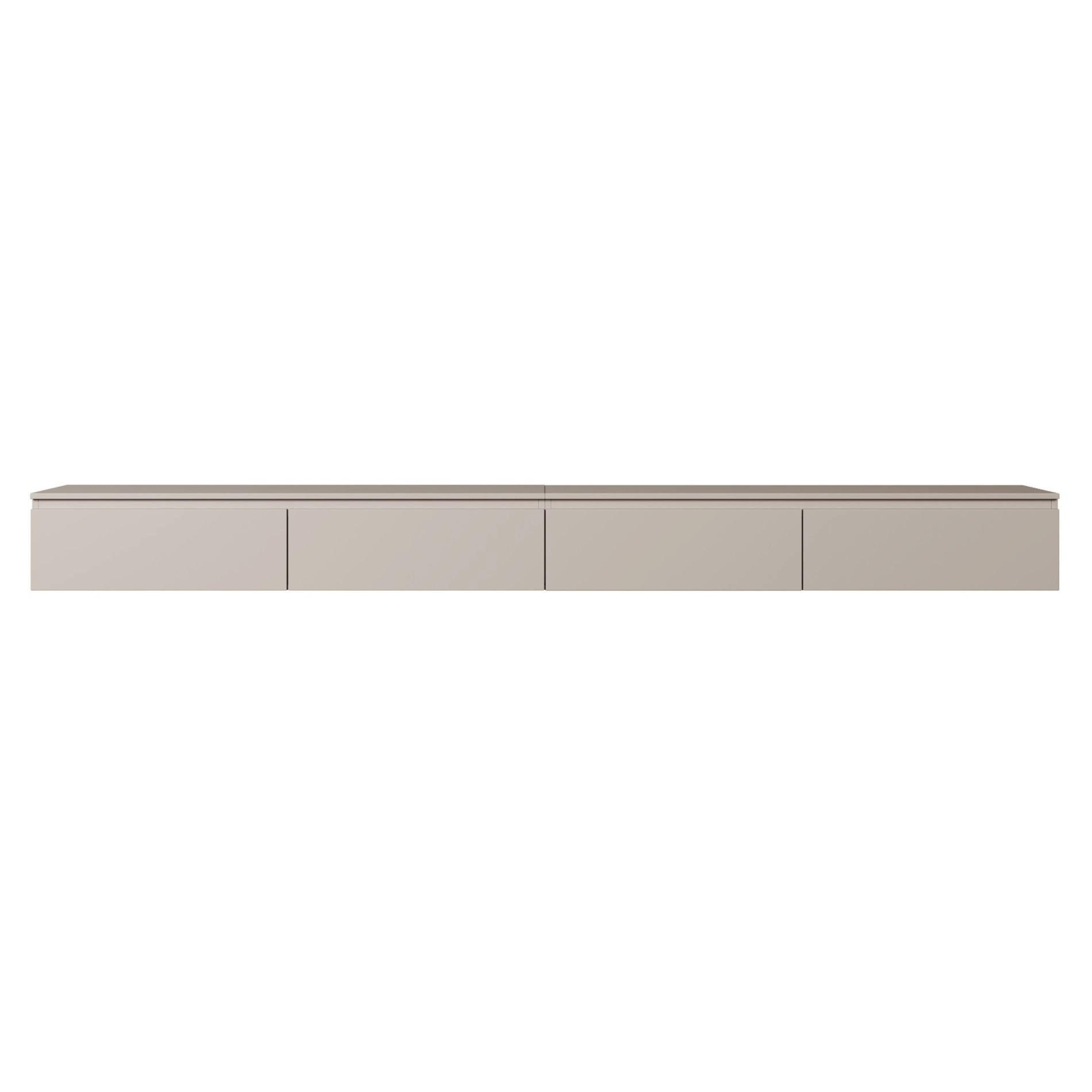 TV-LOWBOARD Bemmi hängend Kaschmirgrau 300/30/30 cm - Kaschmir, Holzwerkstoff (300/28.4/31.8cm) - Selsey