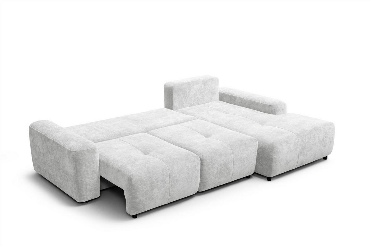 ECKSOFA Argos In Vibe - Hellgrau, Holzwerkstoff/Textil (267/170cm) - Fun Möbel