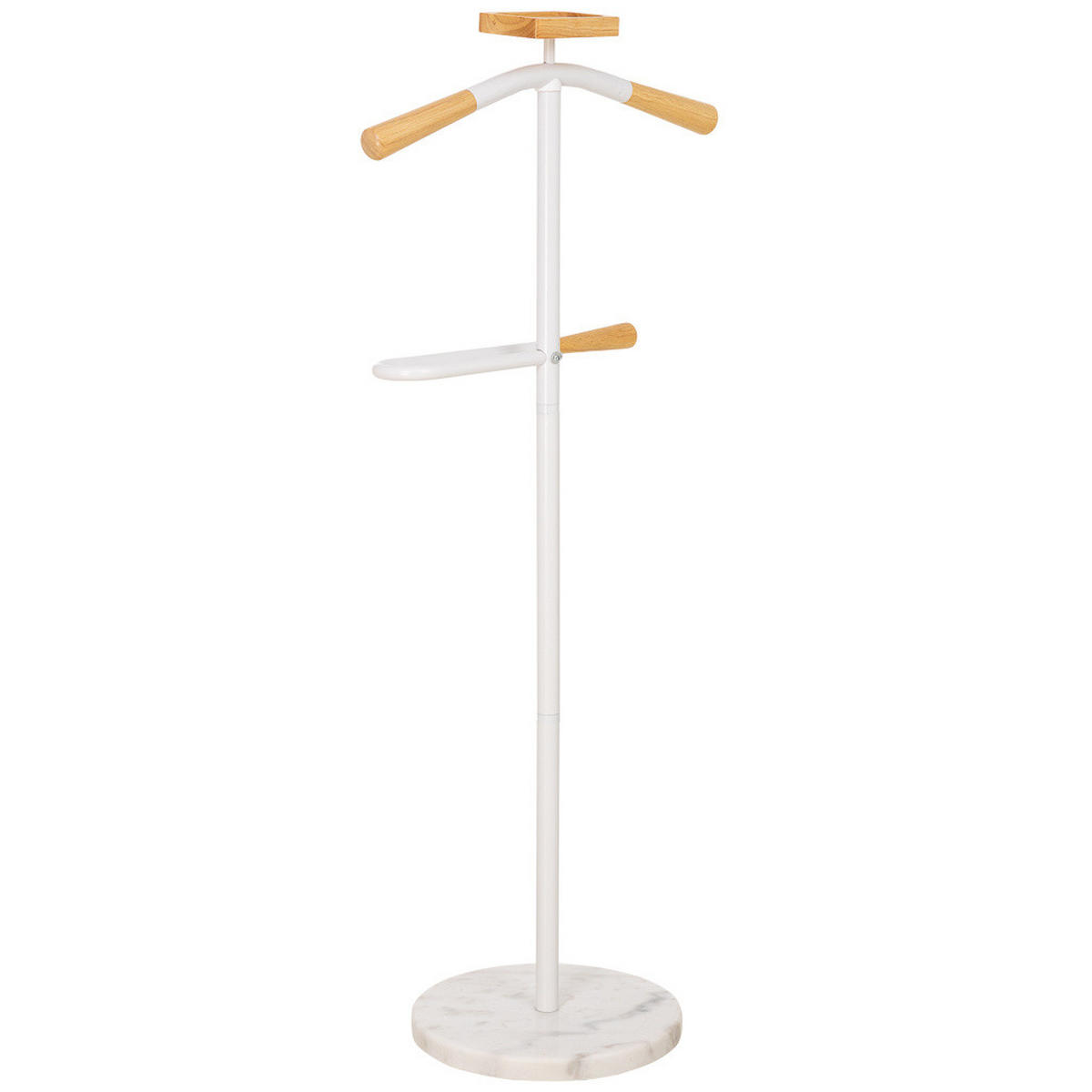 GARDEROBE aus metall - Weiß, Metall (30/120/30cm) - Wanderlust