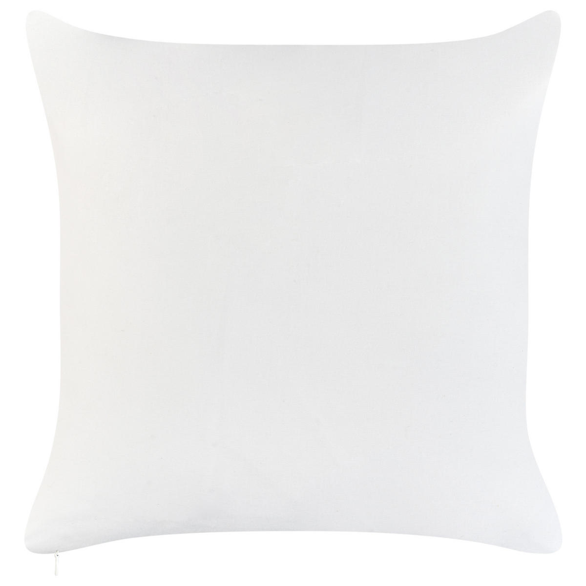 Gartenkissen 2er-Set Grün 45/7 cm Flyleaf - Weiß/Grün, Textil (45/45/45cm) - Beliani