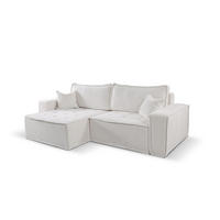 ECKSOFA Bohoo Mit Schlaffunktion Hellbeige Links - Beige, Holz (140/248cm) - Kaiser Möbel