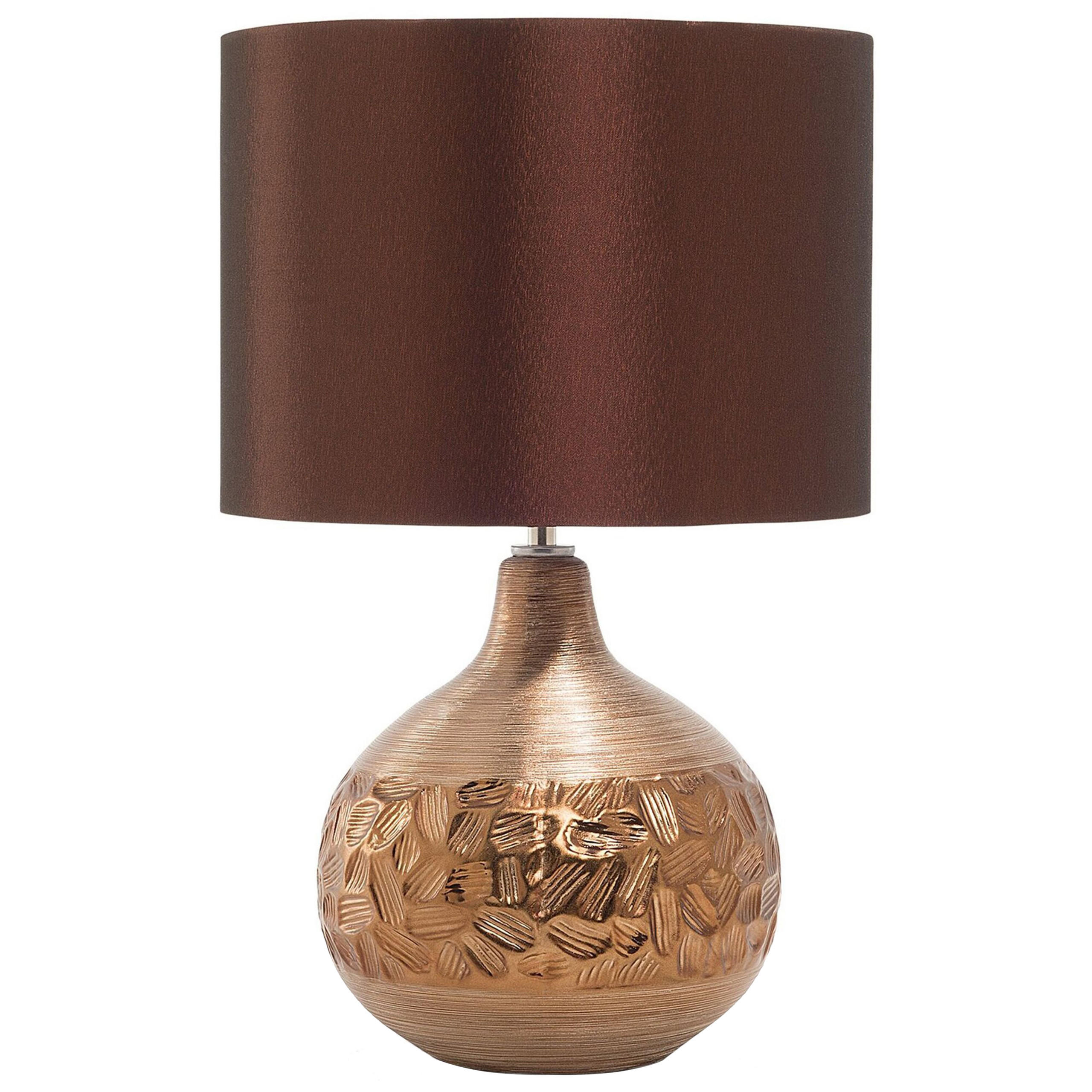 TISCHLAMPE Yakima 28/28/43 cm - Braun, Keramik (28/28/43cm) - Beliani