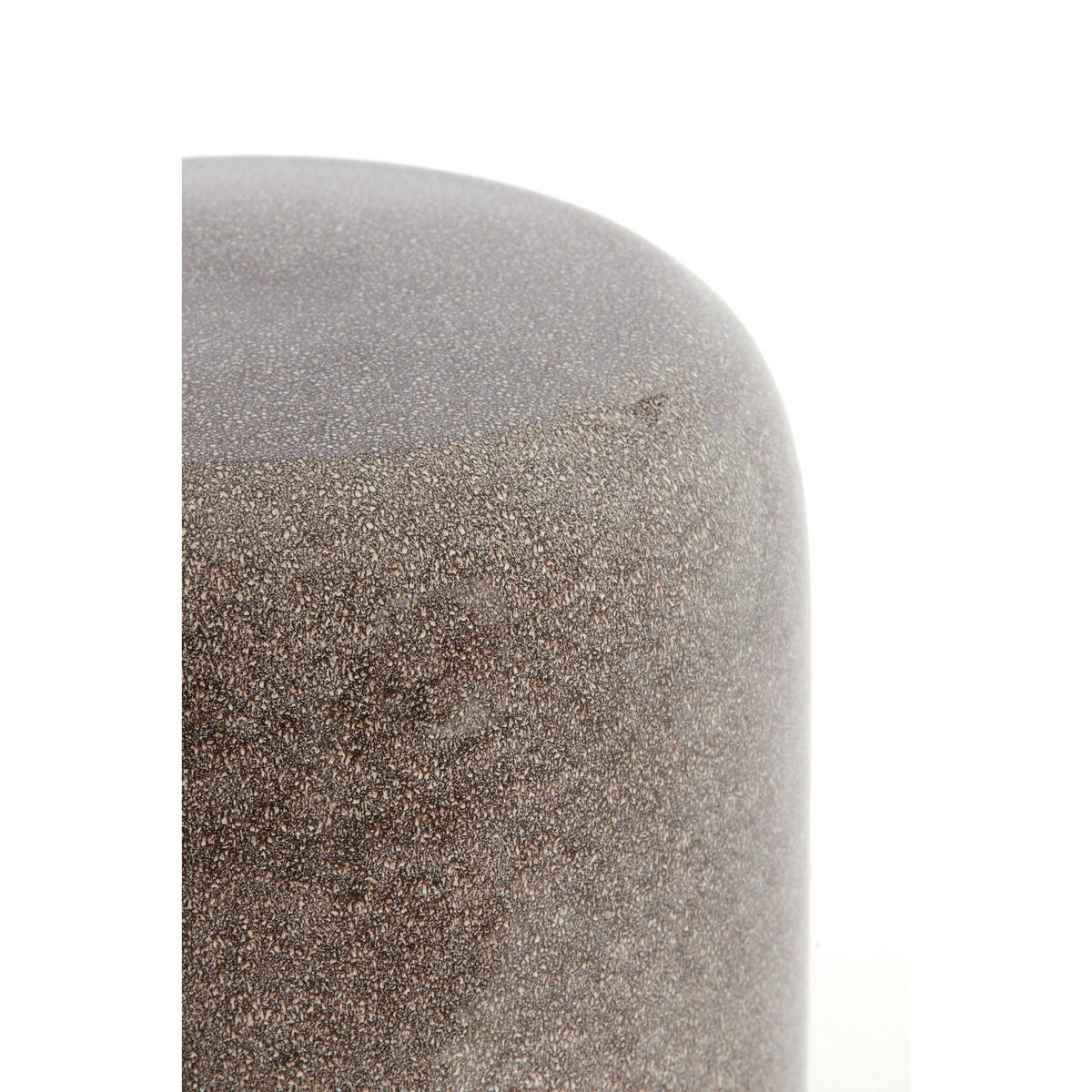 BEISTELLTISCH Franca Braun 34/34/46.5 cm - Braun, Keramik (34/34/46.5cm) - Light & Living