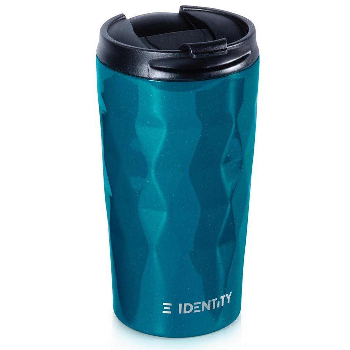THERMOBECHER Edelstahl Soft-System 430 ml Blau - Blau, Metall (0.43L) - Orion 