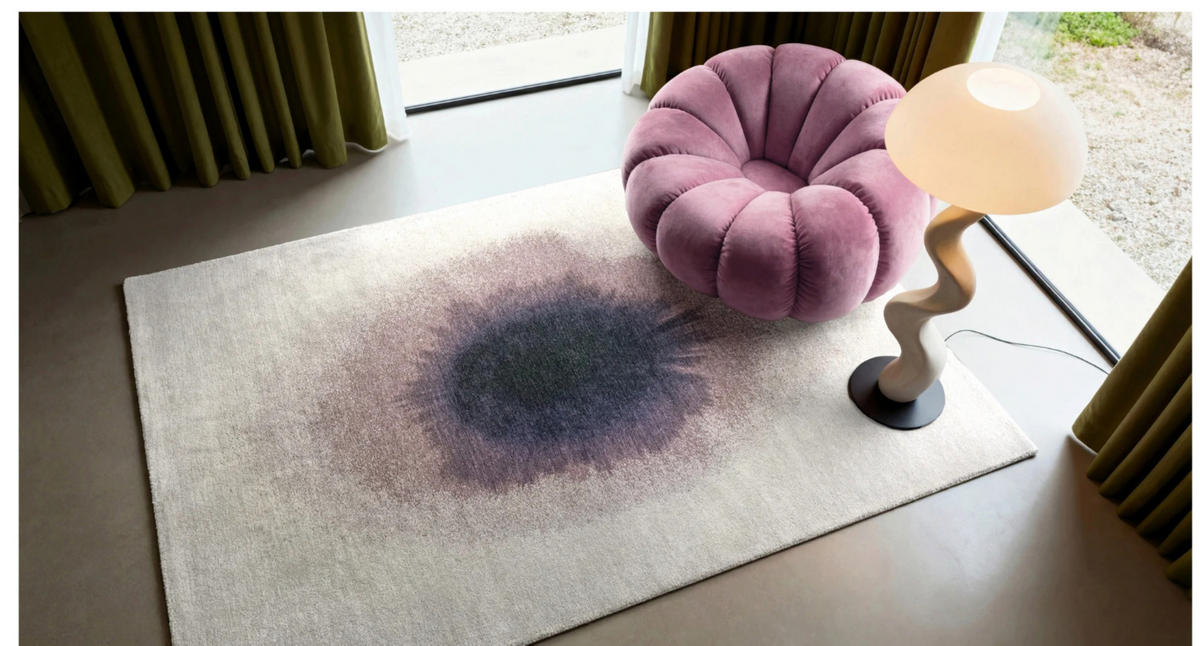 TEPPICH modern Flachgewebe GLOBE Lila 240 x 340 cm - Lila, Textil (240/340cm) - Novatrend