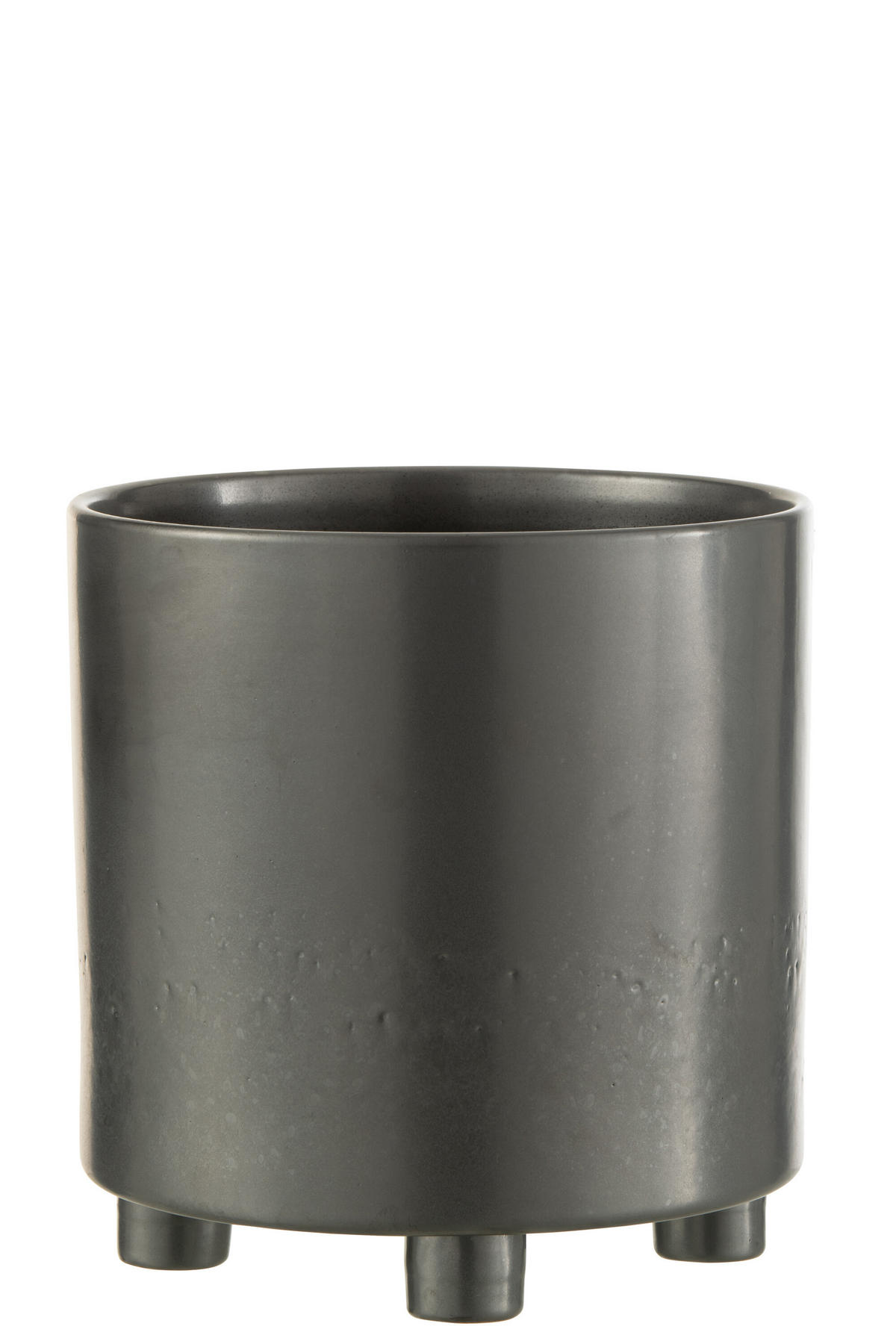 BLUMENTOPF SMOKE - Töpferei - Schwarz - XL - Ø 26 cm - Schwarz, Keramik (26/27.5cm) - J-Line