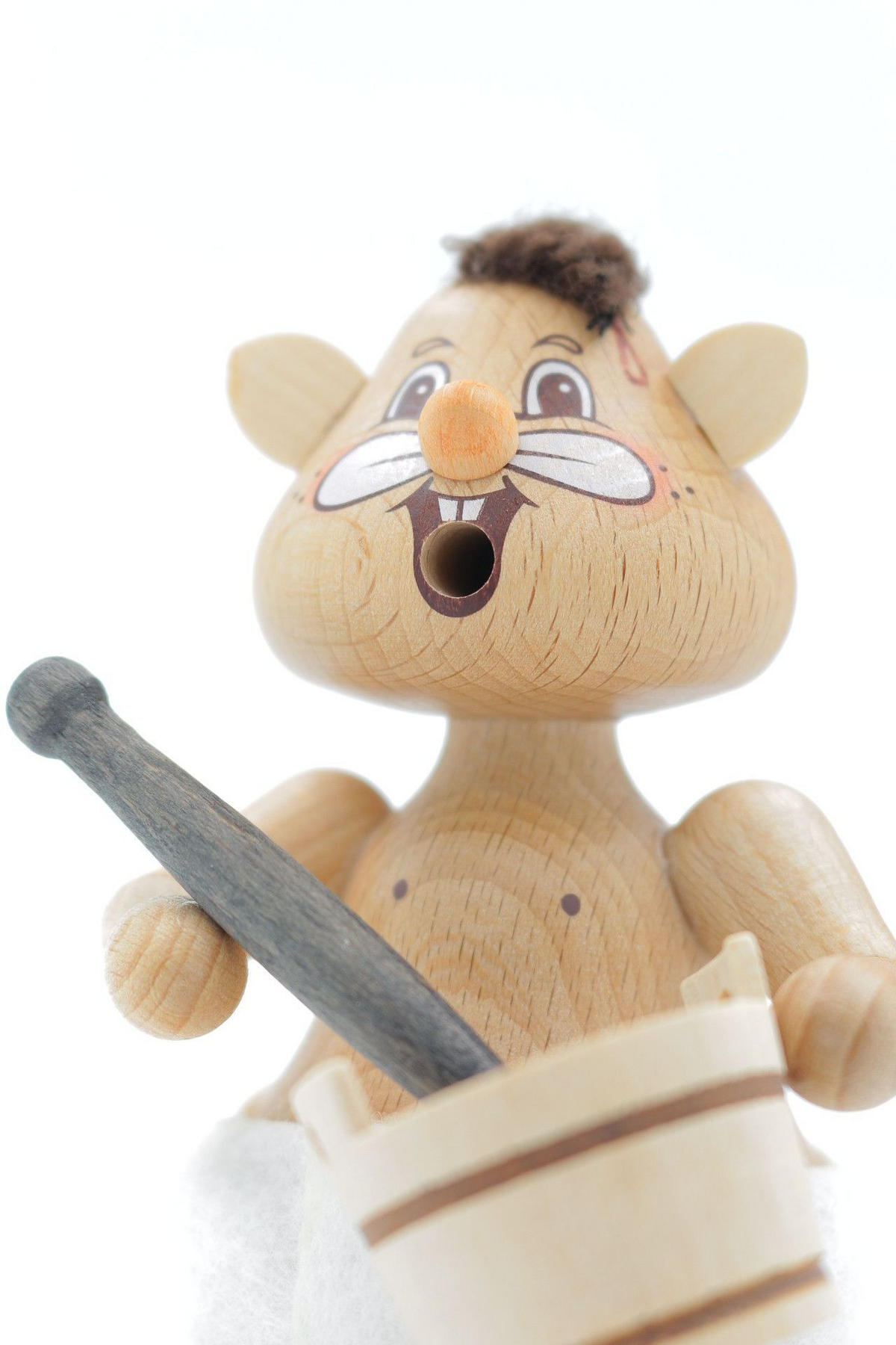 RAUCHFIGUR Hamster Saunagänger 13 cm - Multicolor, Holz (8/13/0.1cm)