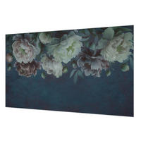 FOTOTAPETE 416x254 cm - Florale Eleganz - Pink, Textil (416/254cm) - Wallfluent