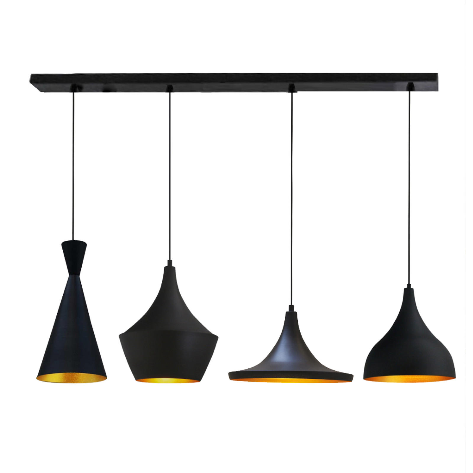 PENDELLEUCHTE Magna Vintage - Schwarz, Metall (115/31/156cm) - Bamyum