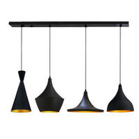 PENDELLEUCHTE Magna Vintage - Schwarz, Metall (115/31/156cm) - Bamyum