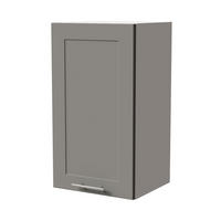 HÄNGESCHRANK Oslo W2/40 Weiß / Dust Grey Matt 40 / 32,5 / 72cm - Weiß/Grau, Holz/Holzwerkstoff (40/72/32.5cm) - Feldmann-Wohnen