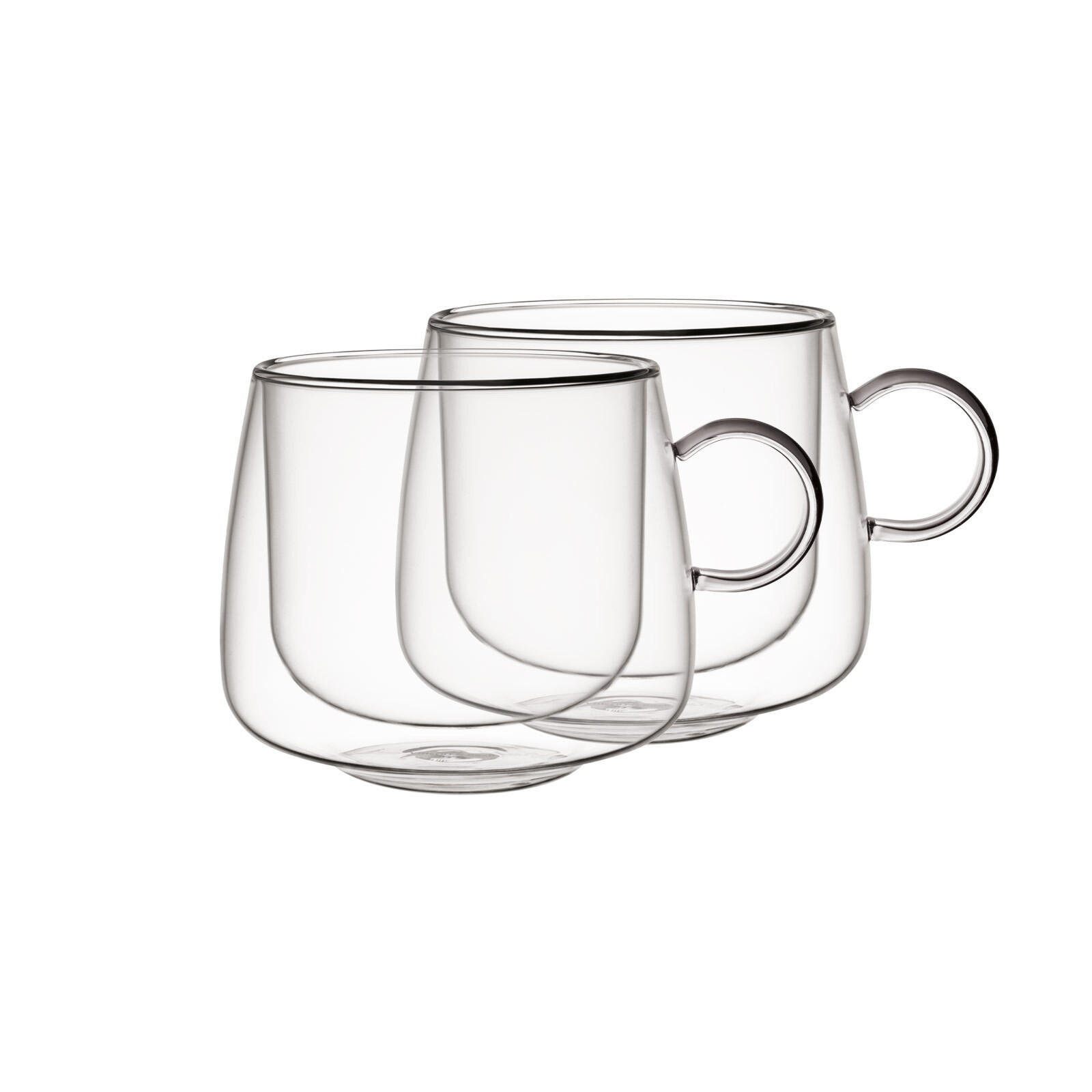 CAPPUCCINO-GLÄSER Artesano Hot & Cold transparent 250 ml 2er Set - Transparent, Glas (0.25L) - Villeroy & Boch