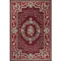 FALCHWEBTEPPICH Flomi Florentina 60x90 cm - Rot, Textil (60/90cm) - THEKO