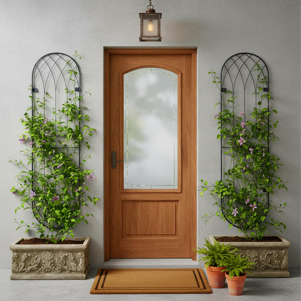 2XMRIEŽKA - čierna, kov (38/140/1cm) - Relaxdays