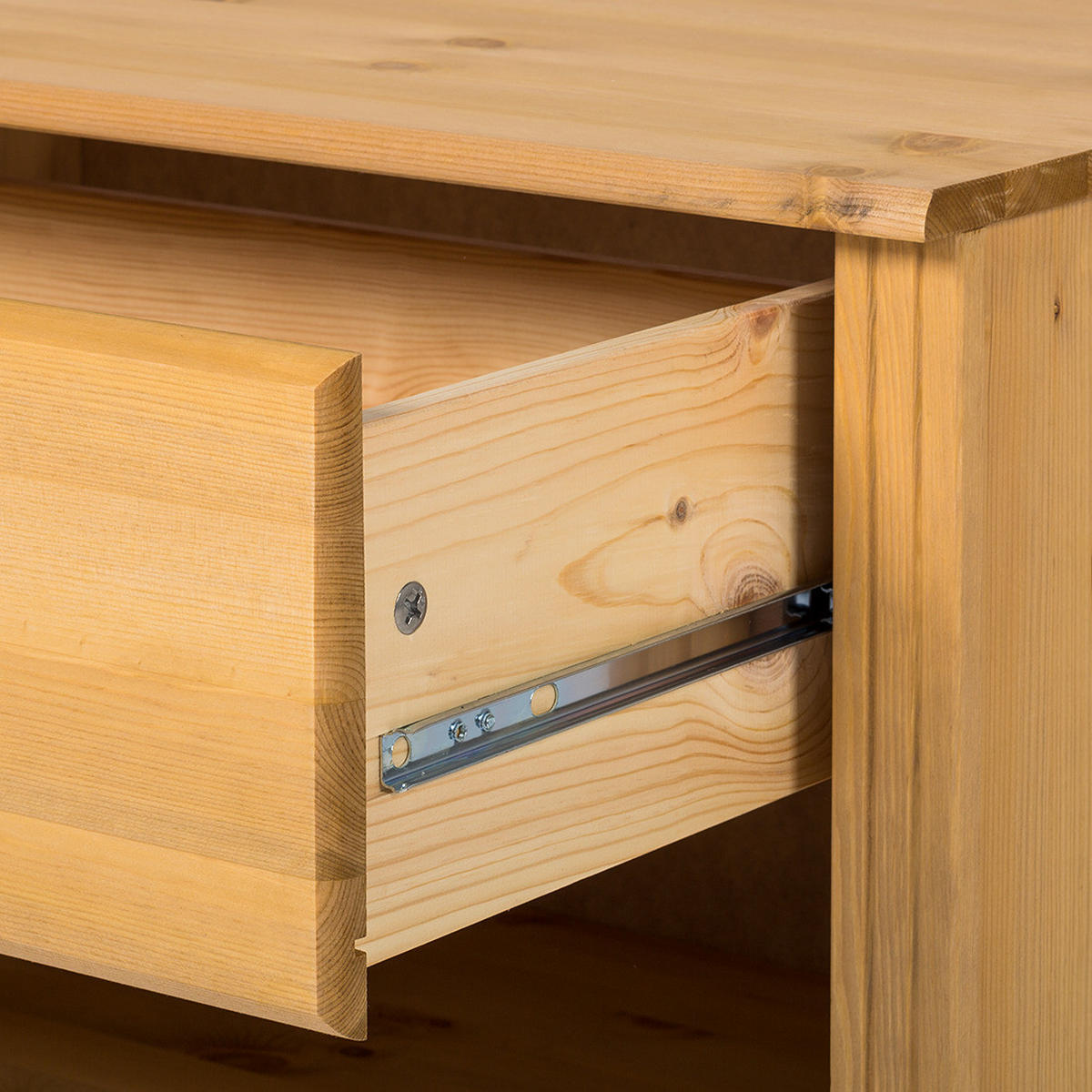 WOHNWAND - Kiefer massiv, Typ C - Kieferfarben, Holz (288/223/45cm) - home24