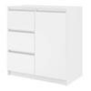 KOMMODE Weiß 80/75/40 - Weiß, Holzwerkstoff (80/75/40cm) - RAUMHIRSCH FURNITURE