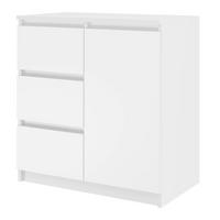 KOMMODE Weiß 80/75/40 - Weiß, Holzwerkstoff (80/75/40cm) - RAUMHIRSCH FURNITURE