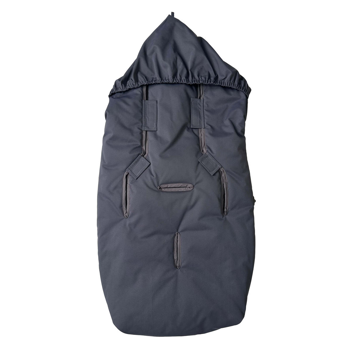KINDERWAGEN-FUSSSACK Dowwny XL, anthracite - Dunkelgrau, Textil (45/7/95cm) - Kaiserbaby